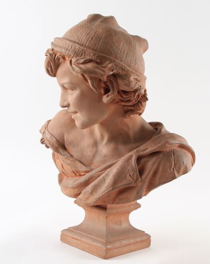 null JEAN-BAPTISTE CARPEAUX (1827-1875)

Rieur Napolitain n°1

Buste en terre cuite...