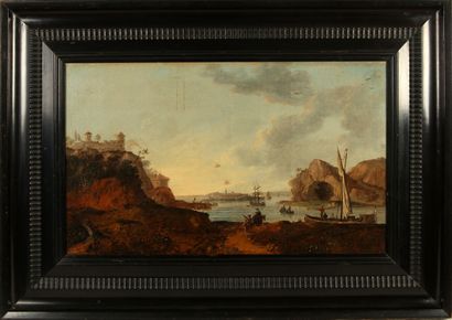 null late 18th - early 19th century dutch school

Italian landscape with fishermen...