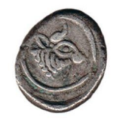 Mer Noire Kolchis (Ve-IVe siècle av. J.-C.) Hémidrachme. 2,25 g. Tête féminine de...