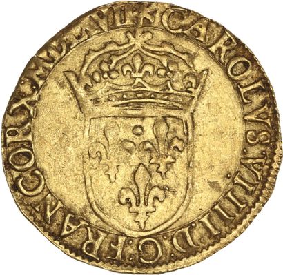 CHARLES IX (1560-1574)

Écu d'or au soleil....