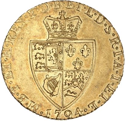 null GRANDE-BRETAGNE : George III (1760-1820)

Guinée or. 1794.

kM. 609.

TTB.