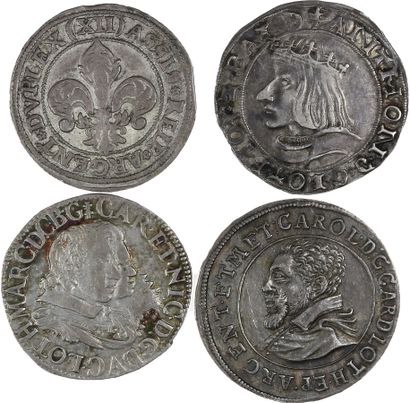 null DUCHÉ de LORRAINE

Teston : 3 exemplaires. 1504 (Antoine) - 1624 (Charles IV...