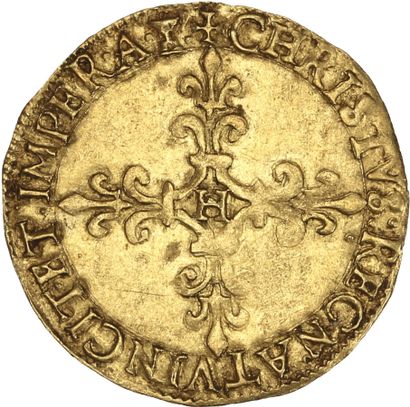 null CHARLES IX (1560-1574)

Écu d'or au soleil. 1567. La Rochelle.

D. 1057.

T...