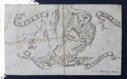 null ÉTATS-UNIS

Caroline du sud : billet de 90 dollars du 08/02/1779. 

World Paper...