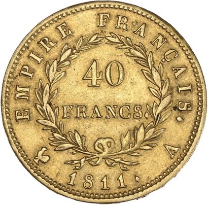 null PREMIER EMPIRE (1804-1814)

40 francs or. 1811. Paris.

G. 1084.

TTB.