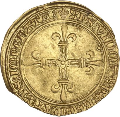 null CHARLES VIII (1483-1498)

Écu d'or au soleil. Tours. 3,42 g.

D. 575. 

TTB...