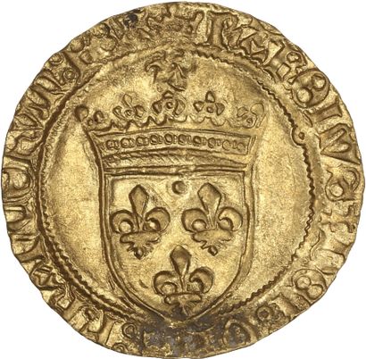null CHARLES VIII (1483-1498)

Écu d'or au soleil. Toulouse. 3,49 g.

D. 575. 

Léger...