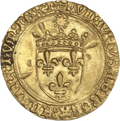 LOUIS XI (1461-1483) 
Écu d'or au soleil....