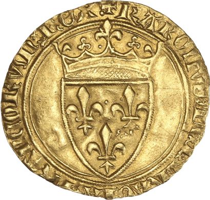 CHARLES VI (1380-1422) 
Écu d'or à la couronne....