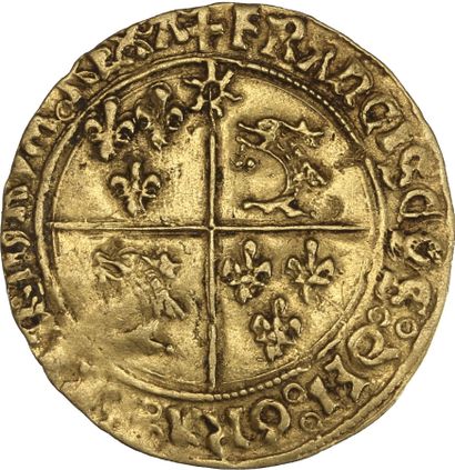 null FRANÇOIS Ier (1515-1547)

Écu d'or au soleil du Dauphiné, 2e type. Crémieu....