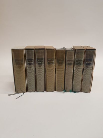null Huit volumes de LA PLÉIADE : Chateaubriand, Saint Simon, Nerval, Musset, Dickens...