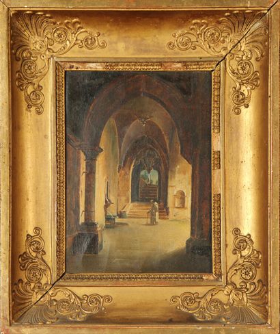 null early nineteenth century french school, follower of françois-marius granet (1775-1849)

Architectural...
