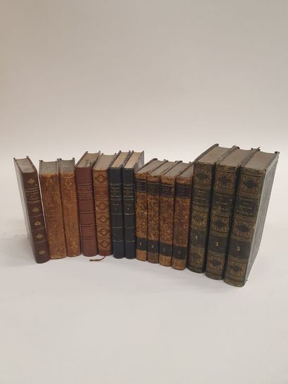 null Set of bound BOOKS, mainly from the 19th century: History and Literature