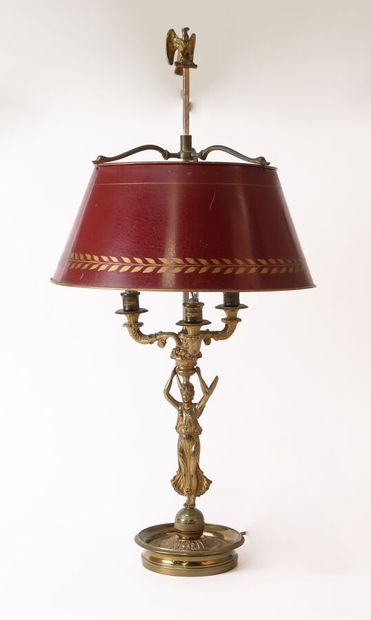 MAISON CHARLES

LAMPE BOUILLOTTE en bronze...
