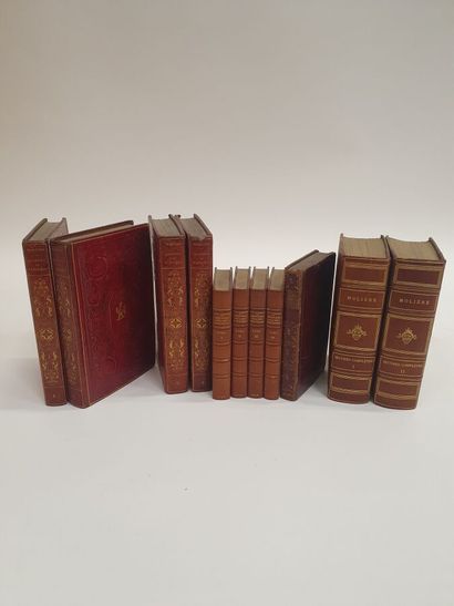 null Set of bound BOOKS from the XIXth and XXth centuries including the History of...
