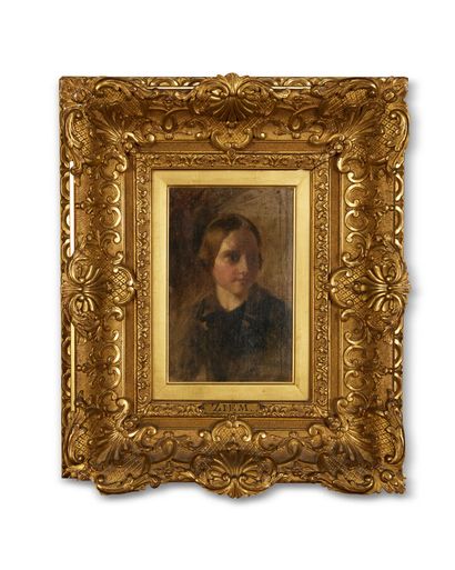 null FÉLIX ZIEM (1821-1911)

Portrait de jeune fille

Huile sur toile, signée en...