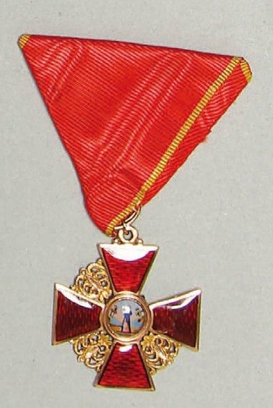 EMPIRE DE RUSSIE Croix de chevalier de 3ème...