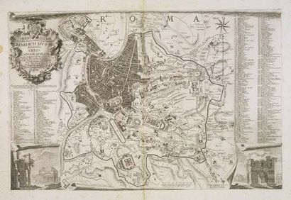 null NOLLI, G.B. La Topografia di Roma / Silvio Valenti, Benedicti XIV… Rome, 1748....