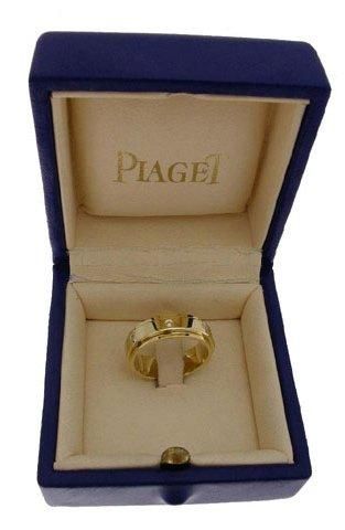 PIAGET Bague en or 18K "Possession" - Anneau tournant serti de 7 diamants - Largeur:...