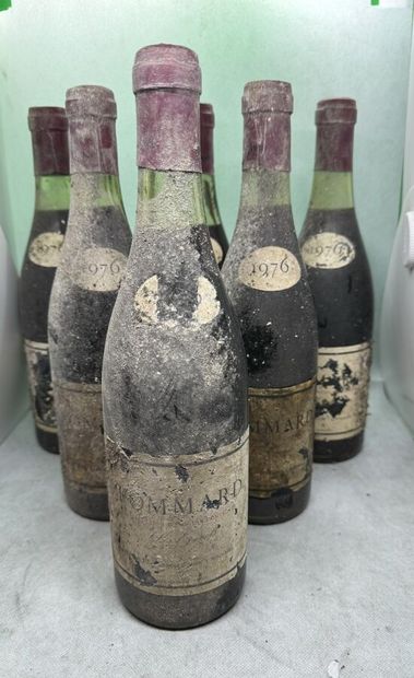 null 6 bottles POMMARD 1976 "Les Épenots 1er cru", Domaine Parent (es, elt, aa, 3...