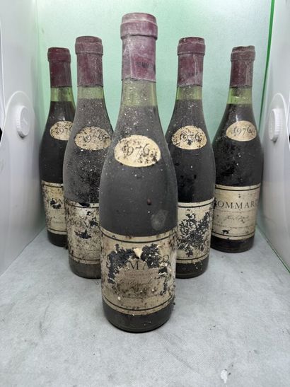 null 6 bottles POMMARD 1976 "Les Épenots 1er cru", Domaine Parent (es, elt, ela,...