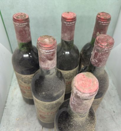 null 6 bouteilles PETRUS, Pomerol 1971 (es, J)