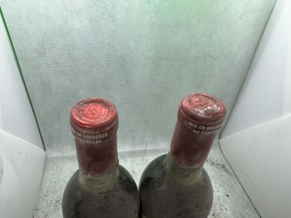 null 2 bottles PETRUS 1971, Pomerol (US label, elt, 1 TLB)