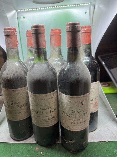 null 12 bouteilles Château LYNCH-BAGES, 5° cru Pauillac 1978 (es, ela, J/TLB)