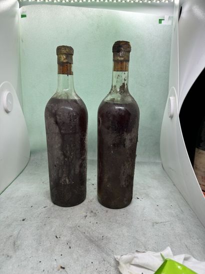 null 2 bottles Château de MALLE 1906, 2° cru Sauternes (SE, B)