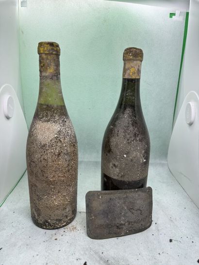null 2 bouteilles BOURGOGNE DIVERS, (vieux, 1 eta de Henri Manuel, 1 Meursault Blagny...