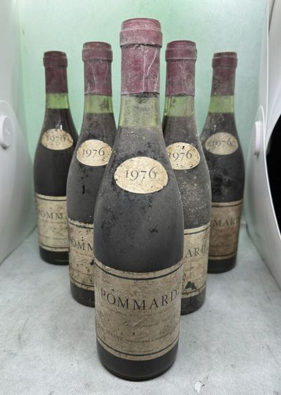 null 6 bouteilles POMMARD "Les Épenots 1er cru", Domaine Parent 1976 (es, elt, niveaux...