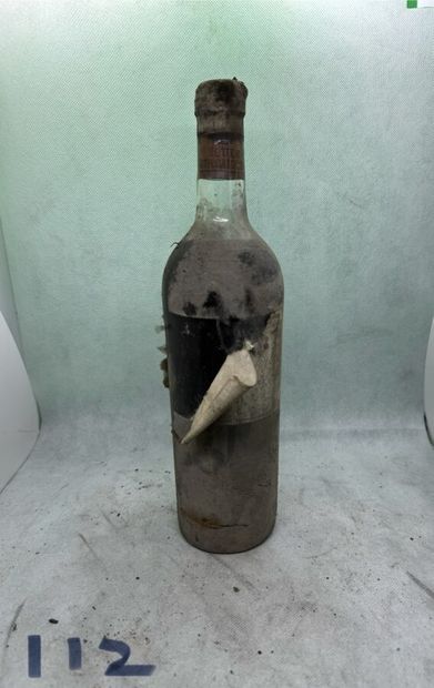 null 1 bouteille Château D'YQUEM, 1er cru supérieur Sauternes1921 (eta, mais lisible,...