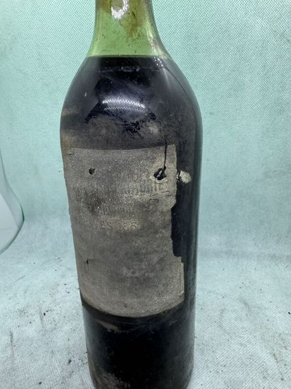 null 1 bouteille Château LAFAURIE-PEYRAGUEY, 1° cru Sauternes1857 (LB, couleur extraordinaire,...