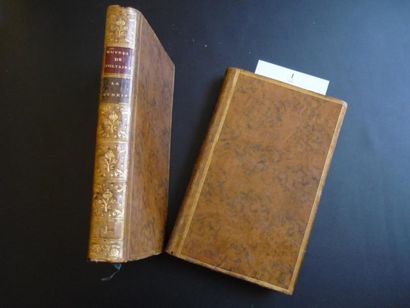 null OEUVRE de VOLTAIRE, 1775, quarante volumes reliés plein veau