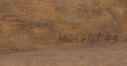 Pierre MICHELOT (1939)  
Composition
Huile sur toile signée et datée 73 en bas à...