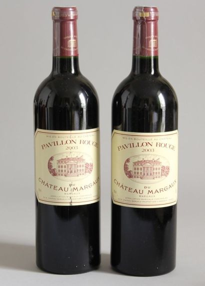 null 2 bouteilles, PAVILLON ROUGE, Margaux, 2003.