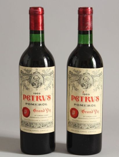 null 2 bouteilles, PETRUS, Pomerol, 1969.