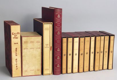 Sacha GUITRY Œuvres. Edition Raoul Solar, 1950. Ensemble de dix volumes sur douze....