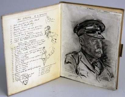 D’après Lucien JONAS Armée anglaise, juin 1915.

Fac - similé d’un carnet de croquis,...