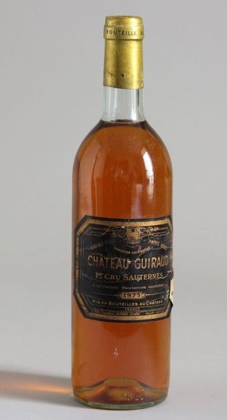 null 1 bouteille CHÂTEAU GUIRAUD, Sauternes, 1975.