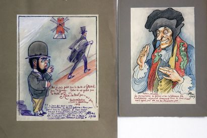 Ferdinand BAC (1859 - 1952) Toulouse Lautrec « Moi je suis petit par la taille et...