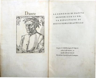 [DANTE] La Comedia di Dante // Aligieri con la no=//va espositione di // Alessandro...