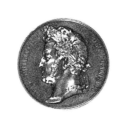 null Médaille, non portable, à l'effigie de Louis-Philippe par Borrel (1840) du modèle...