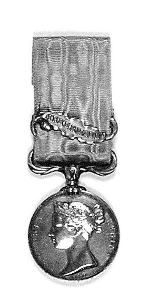 null Médaille de Crimé par Wyon, 36 mm, argent, barrette britannique « Inkermann...