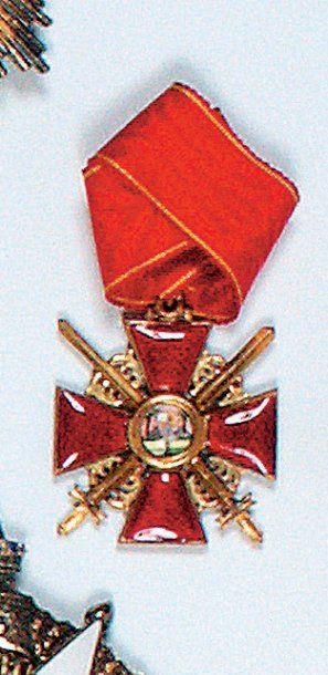 null Croix de chevalier de 3ème classe ("officier"), division militaire pour un chrétien,...