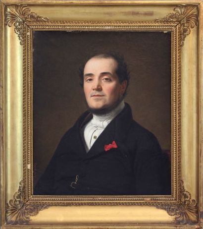 Alexandre François CAMINADE (1789-1862) PORTRAIT DE JULES CHOPPIN, AVOCAT À PARIS...