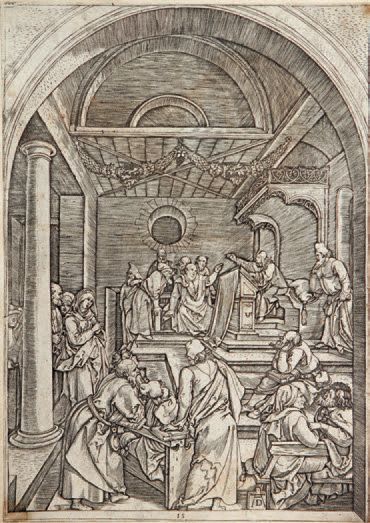 D'APRÈS ALBRECHT DÜRER Scènes de la vie du Christ Dix gravures en noire, monogrammées...