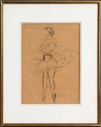 PAUL RENOUARD (1845-1924) Étude pour danseuses.

Suite de quatre dessins au crayon...
