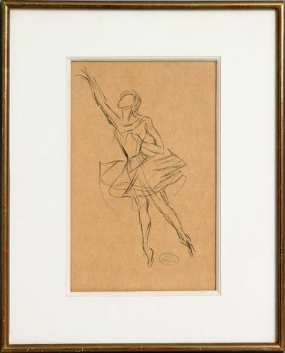 PAUL RENOUARD (1845-1924) Étude pour danseuses.

Suite de quatre dessins au crayon...