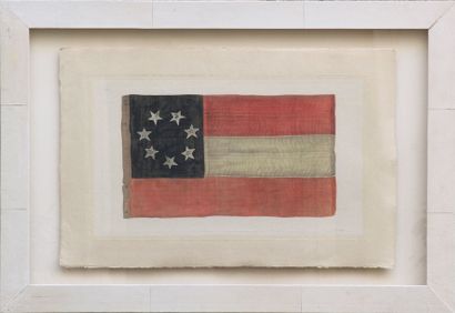 La Roche Laffitte (né en 1943) 
Premier drapeau sudiste américain de 1861: «stars...